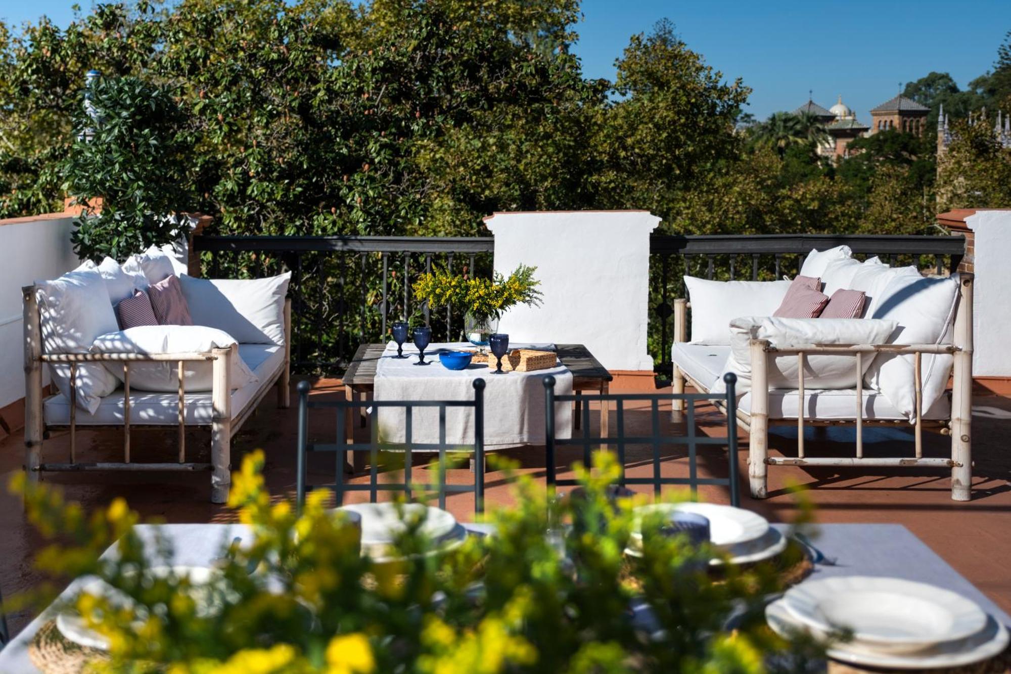 Villa Alfonso, Restored Palace House With Gardens And Monuments Views Sevilla Exterior foto